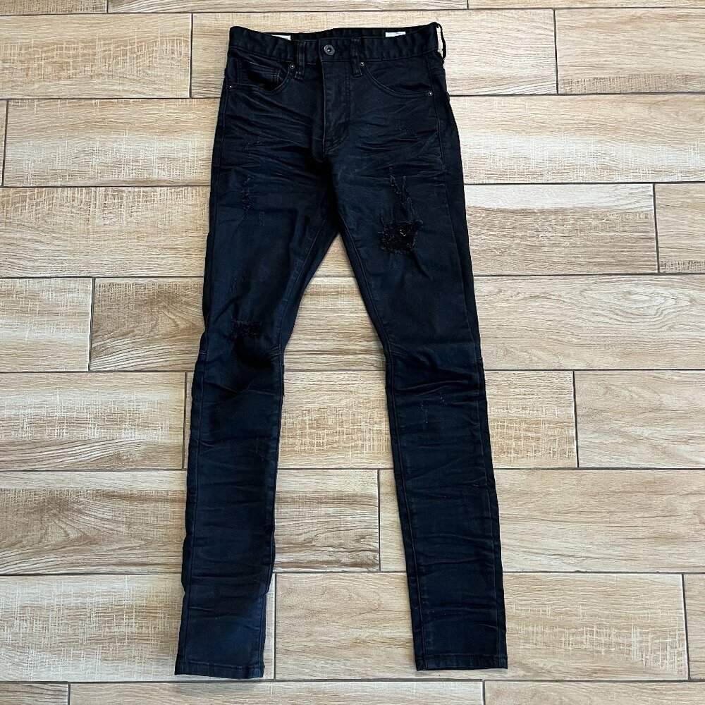 Mens Smoke Rise Black Jeans - 28x32